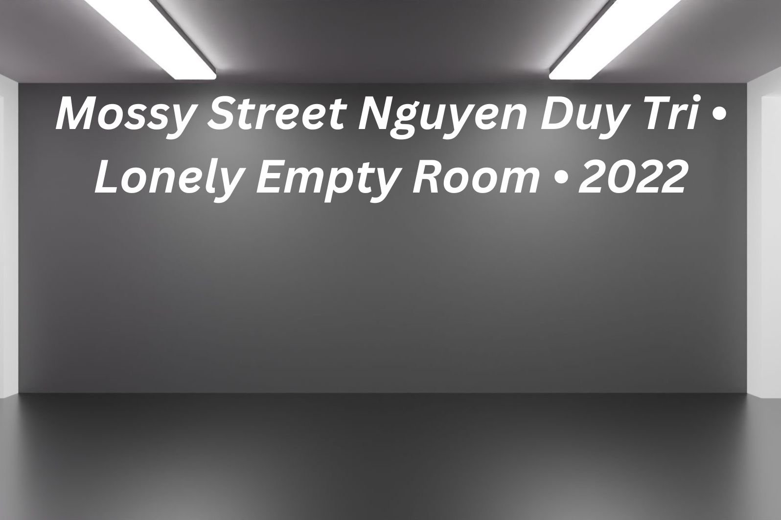 mossy street nguyen duy tri • lonely empty room • 2022